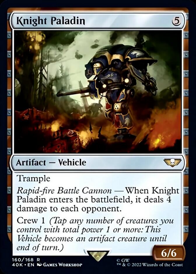 Knight Paladin (40K-160) - Warhammer 40,000 Commander [Rare]
