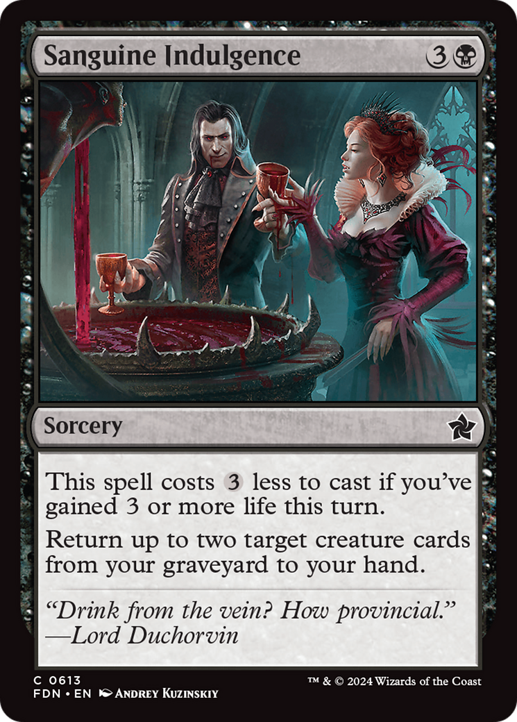Sanguine Indulgence (FDN-613) - Foundations [Common]