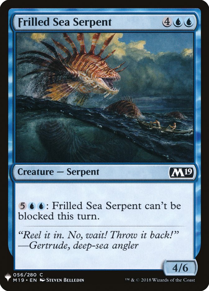 Frilled Sea Serpent (PLST-M19-56) - The List [Common]