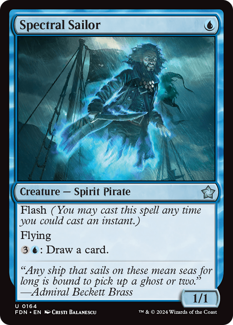 Spectral Sailor (FDN-164) - Foundations [Uncommon]