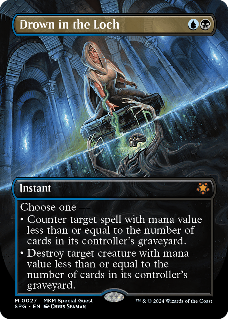 Drown in the Loch (SPG-027) - Special Guests (Borderless) Foil [Mythic]