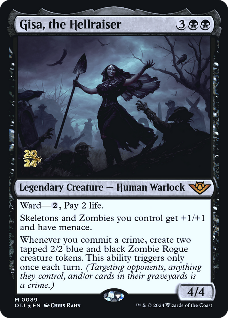 Gisa, the Hellraiser (POTJ-89S) - Outlaws of Thunder Junction Promos Foil [Mythic]