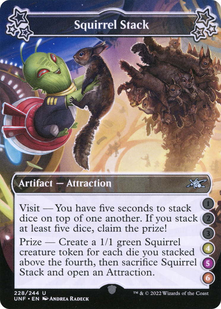 Squirrel Stack (UNF-228F) - Unfinity Foil [Uncommon]