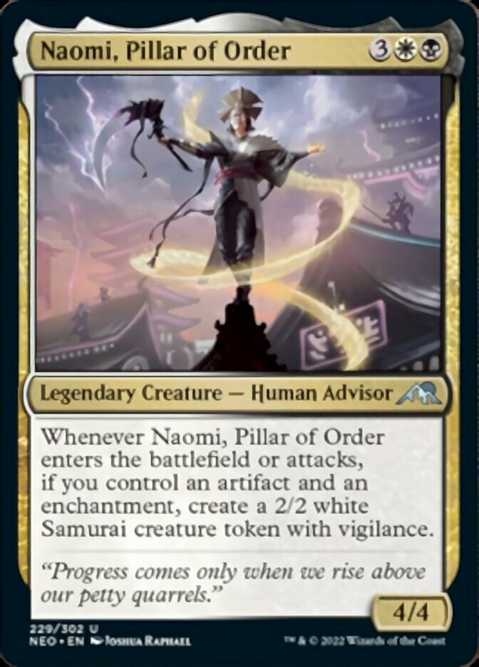Naomi, Pillar of Order (NEO-229) - Kamigawa: Neon Dynasty [Uncommon]