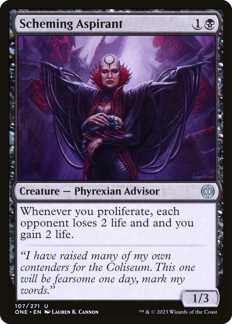 Scheming Aspirant (ONE-107) - Phyrexia: All Will Be One [Uncommon]