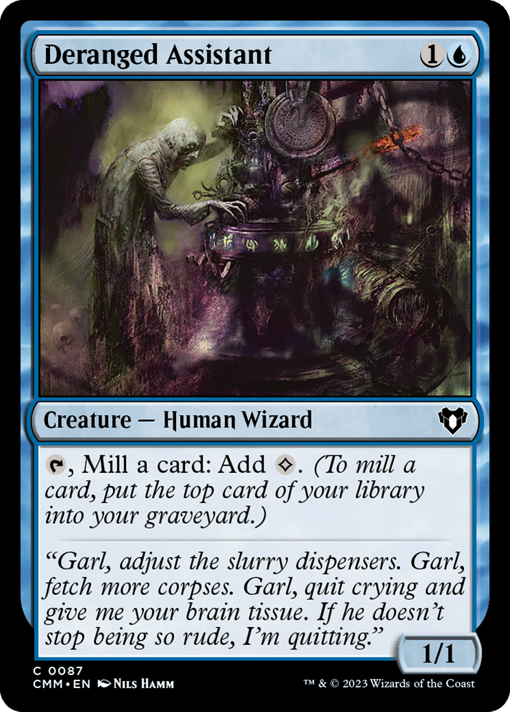 Deranged Assistant (CMM-087) - Commander Masters [Common]