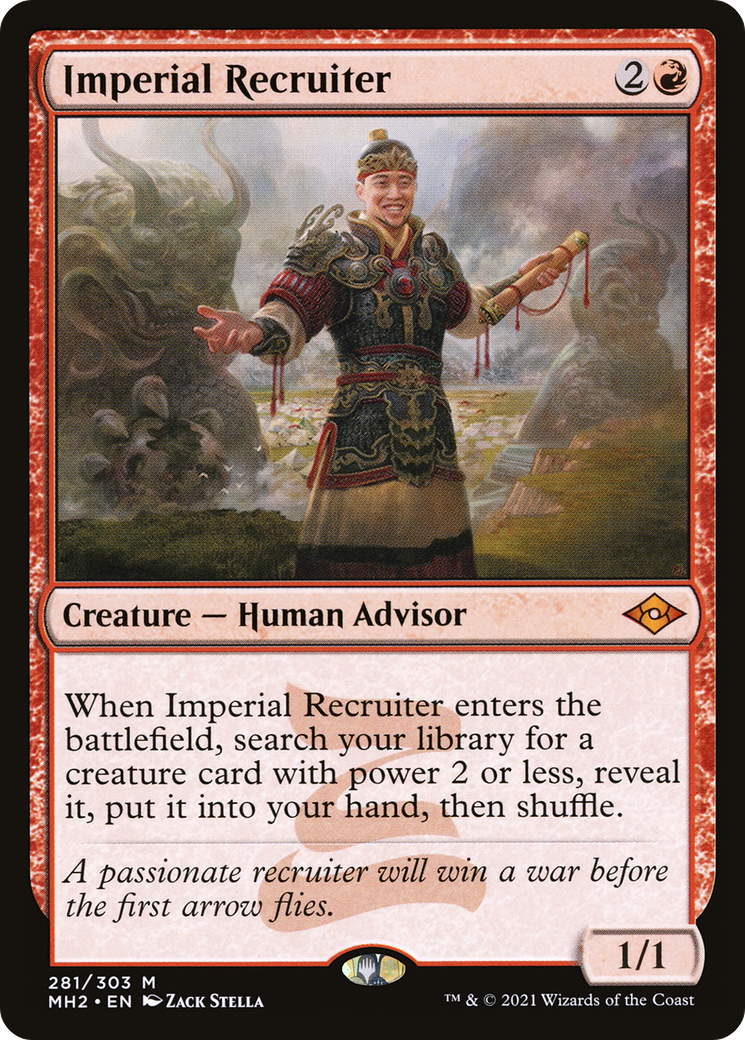 Imperial Recruiter (MH2-281) - Modern Horizons 2 Foil [Mythic]