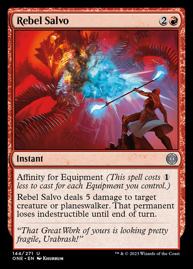 Rebel Salvo (ONE-144) - Phyrexia: All Will Be One [Uncommon]