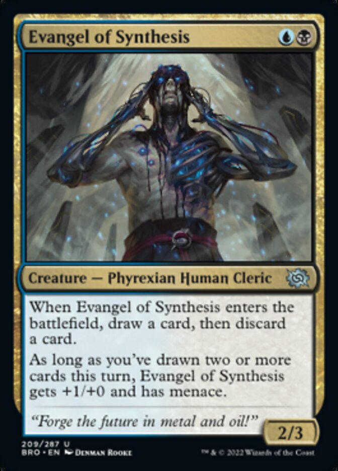 Evangel of Synthesis (BRO-209) - The Brothers' War [Uncommon]