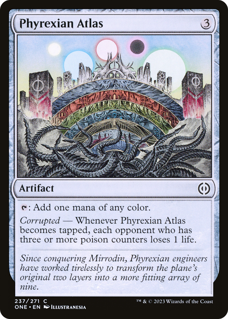 Phyrexian Atlas (ONE-237) - Phyrexia: All Will Be One [Common]