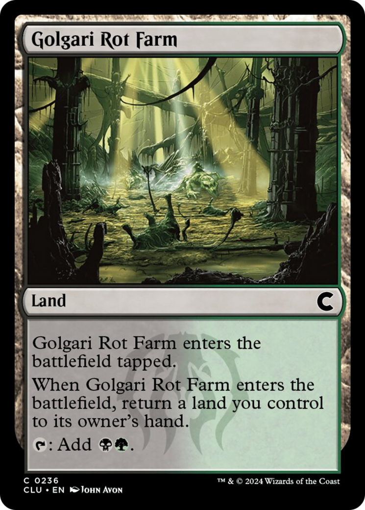Golgari Rot Farm (CLU-236) - Ravnica: Clue Edition [Common]