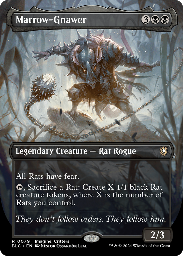 Marrow-Gnawer (BLC-079) - Bloomburrow Commander (Borderless) [Rare]