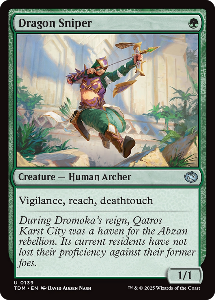 Dragon Sniper (TDM-139) - Tarkir: Dragonstorm [Uncommon]