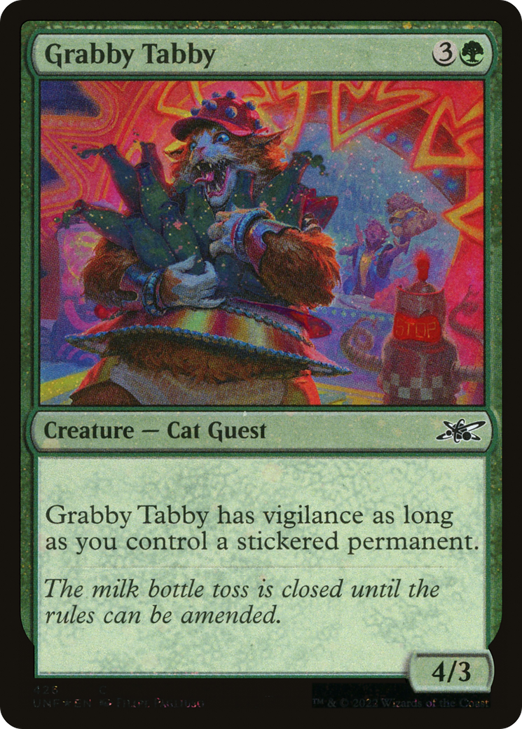 Grabby Tabby (UNF-426) - Unfinity Galaxy Foil [Common]