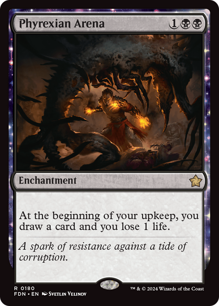 Phyrexian Arena (FDN-180) - Foundations: (nyxtouched) [Rare]