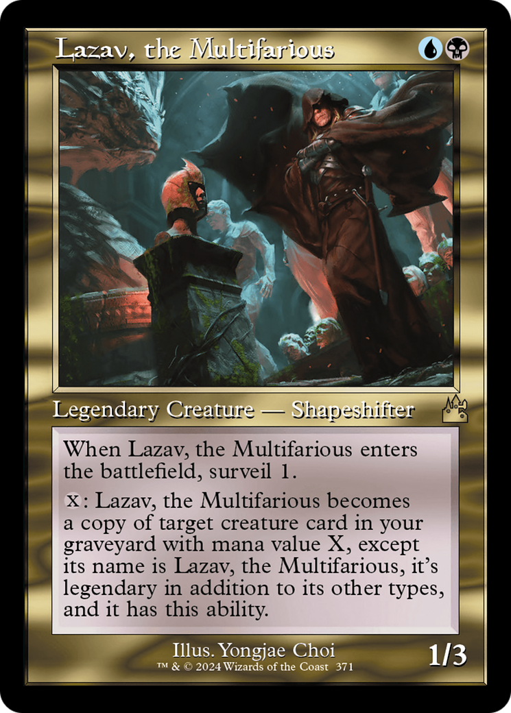 Lazav, the Multifarious (RVR-371) - Ravnica Remastered [Rare]