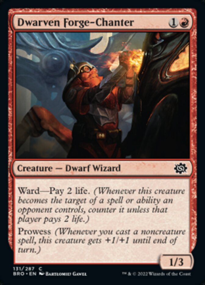 Dwarven Forge-Chanter (BRO-131) - The Brothers' War [Common]