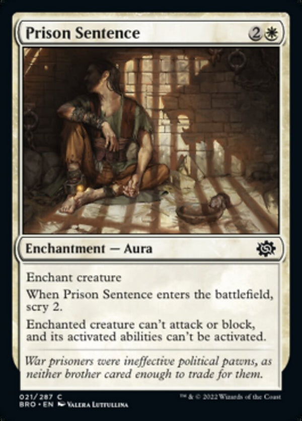 Prison Sentence (BRO-021) - The Brothers' War [Common]