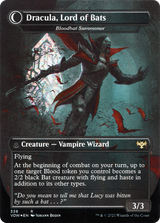 Voldaren Bloodcaster // Bloodbat Summoner (VOW-338) - Innistrad: Crimson Vow: (Double Faced Transform) (Borderless) Foil [Rare]