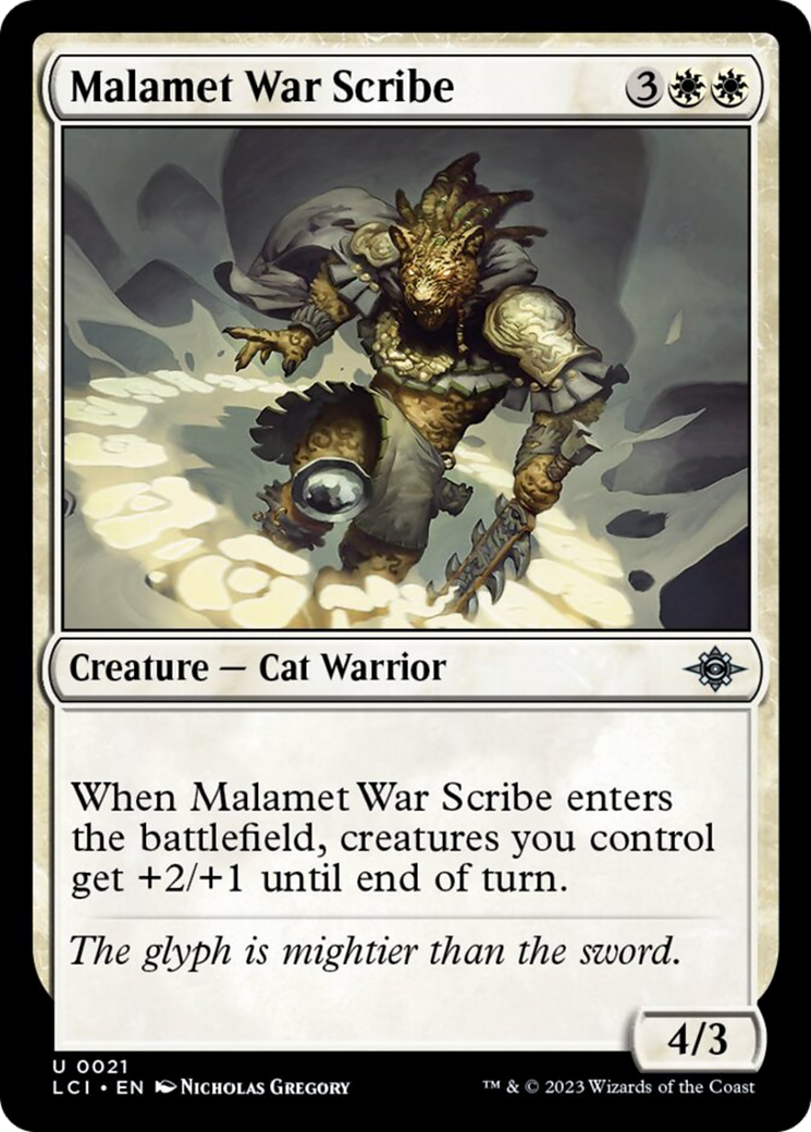 Malamet War Scribe (LCI-021) - The Lost Caverns of Ixalan [Uncommon]