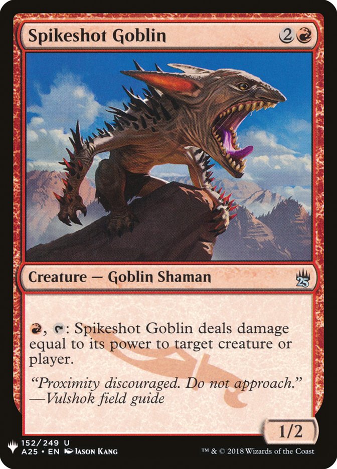 Spikeshot Goblin (PLST-A25-152) - The List [Uncommon]