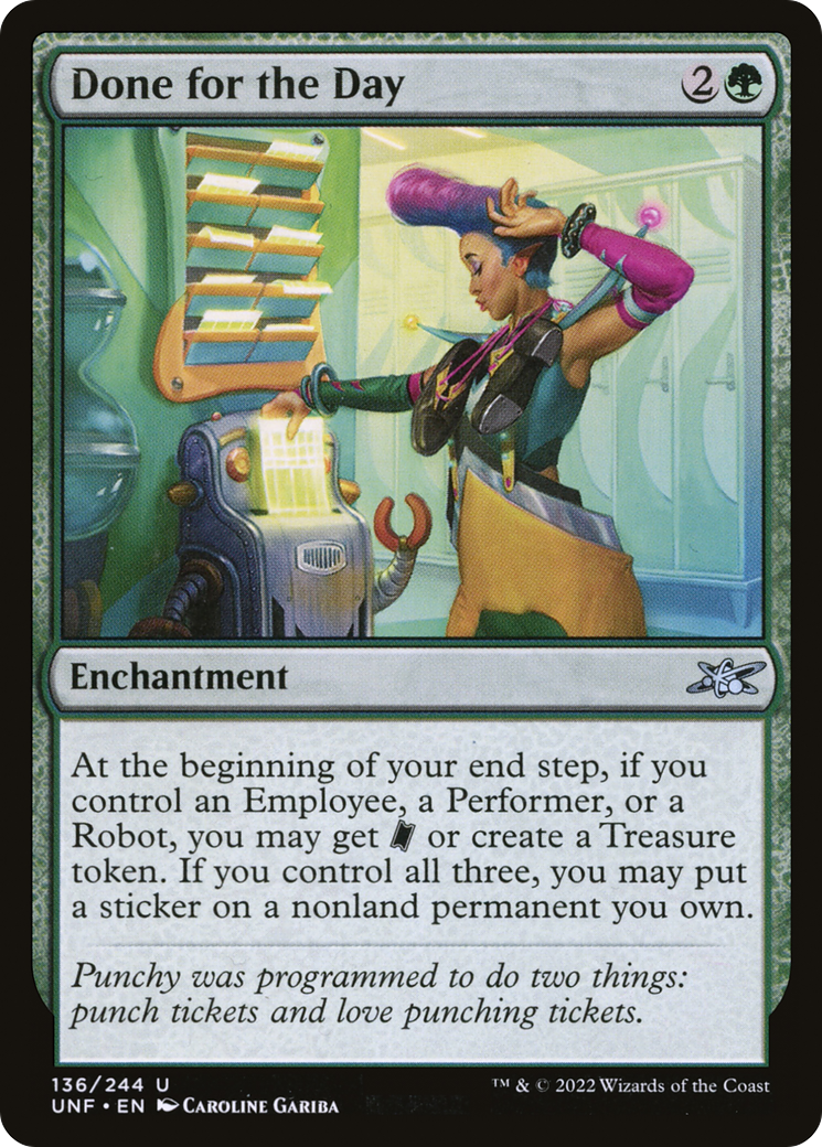 Done for the Day (UNF-136) - Unfinity [Uncommon]