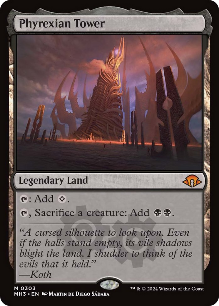 Phyrexian Tower (MH3-303) - Modern Horizons 3 Foil [Mythic]