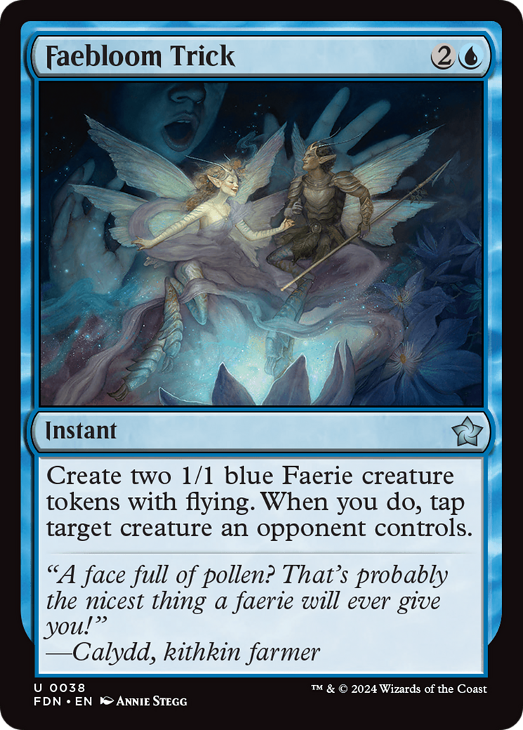 Faebloom Trick (FDN-038) - Foundations Foil [Uncommon]