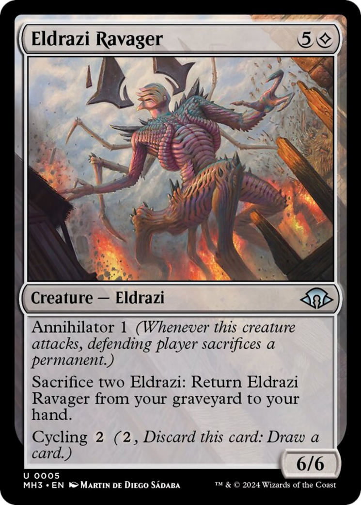 Eldrazi Ravager (MH3-005) - Modern Horizons 3 Foil [Uncommon]