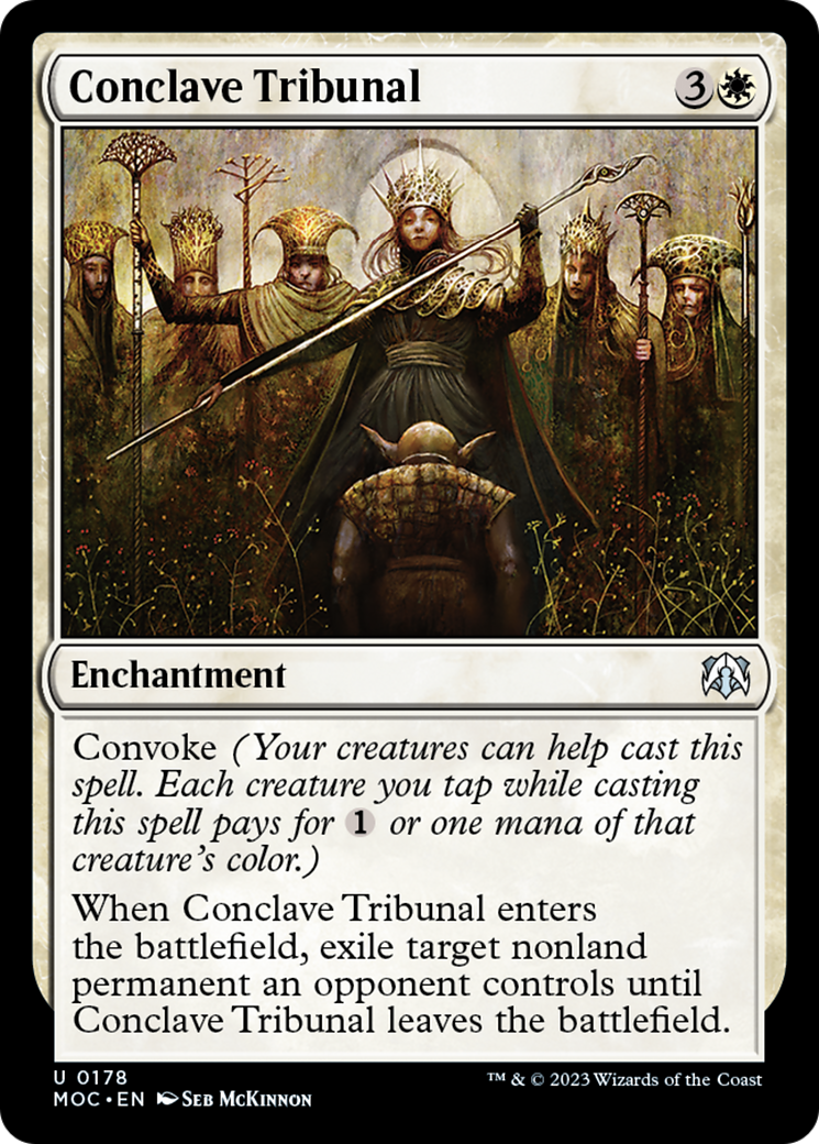 Conclave Tribunal (MOC-178) - March of the Machine Commander [Uncommon]