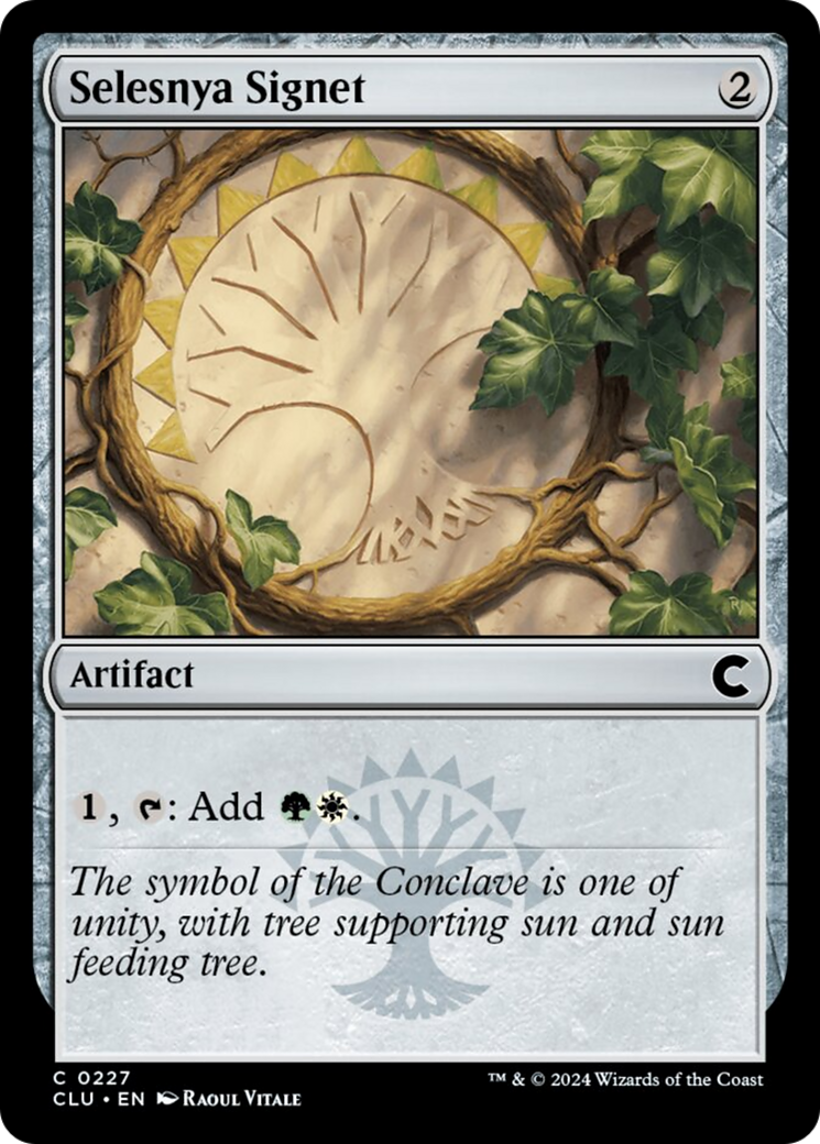 Selesnya Signet (CLU-227) - Ravnica: Clue Edition [Common]