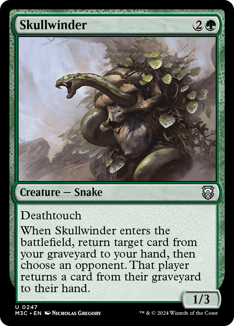 Skullwinder (M3C-247) - Modern Horizons 3 Commander Foil [Uncommon]