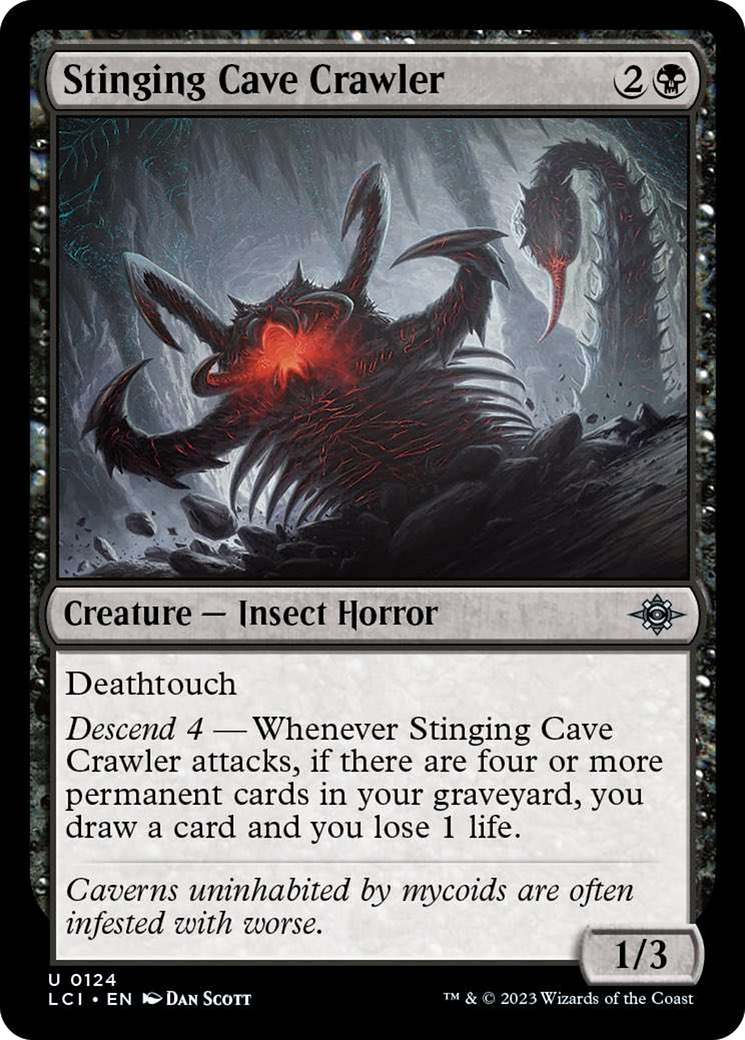 Stinging Cave Crawler (LCI-124) - The Lost Caverns of Ixalan [Uncommon]