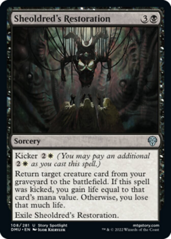 Sheoldred's Restoration (DMU-108) - Dominaria United [Uncommon]
