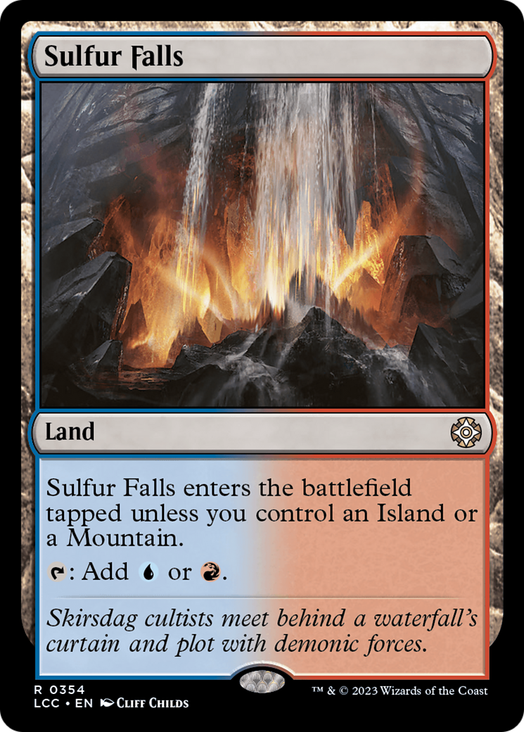 Sulfur Falls (LCC-354) - The Lost Caverns of Ixalan Commander [Rare]