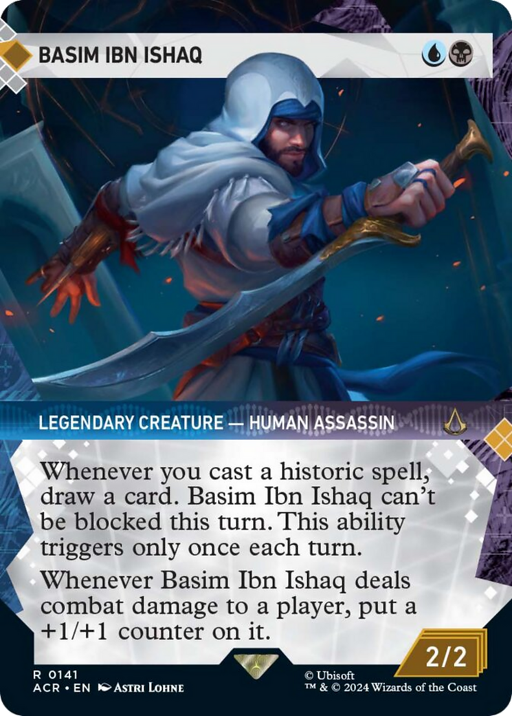 Basim Ibn Ishaq (ACR-141) - Assassin's Creed: (Showcase) (Borderless) [Rare]