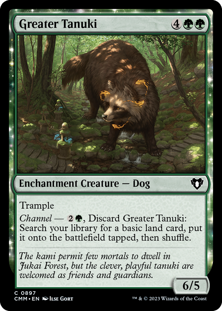 Greater Tanuki (CMM-897) - Commander Masters [Common]