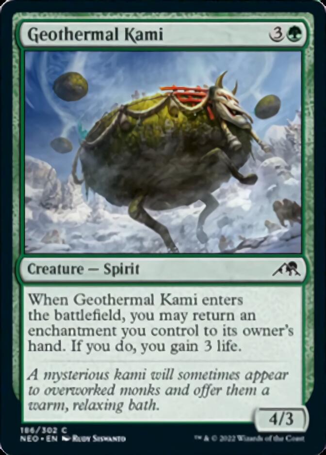 Geothermal Kami (NEO-186) - Kamigawa: Neon Dynasty [Common]