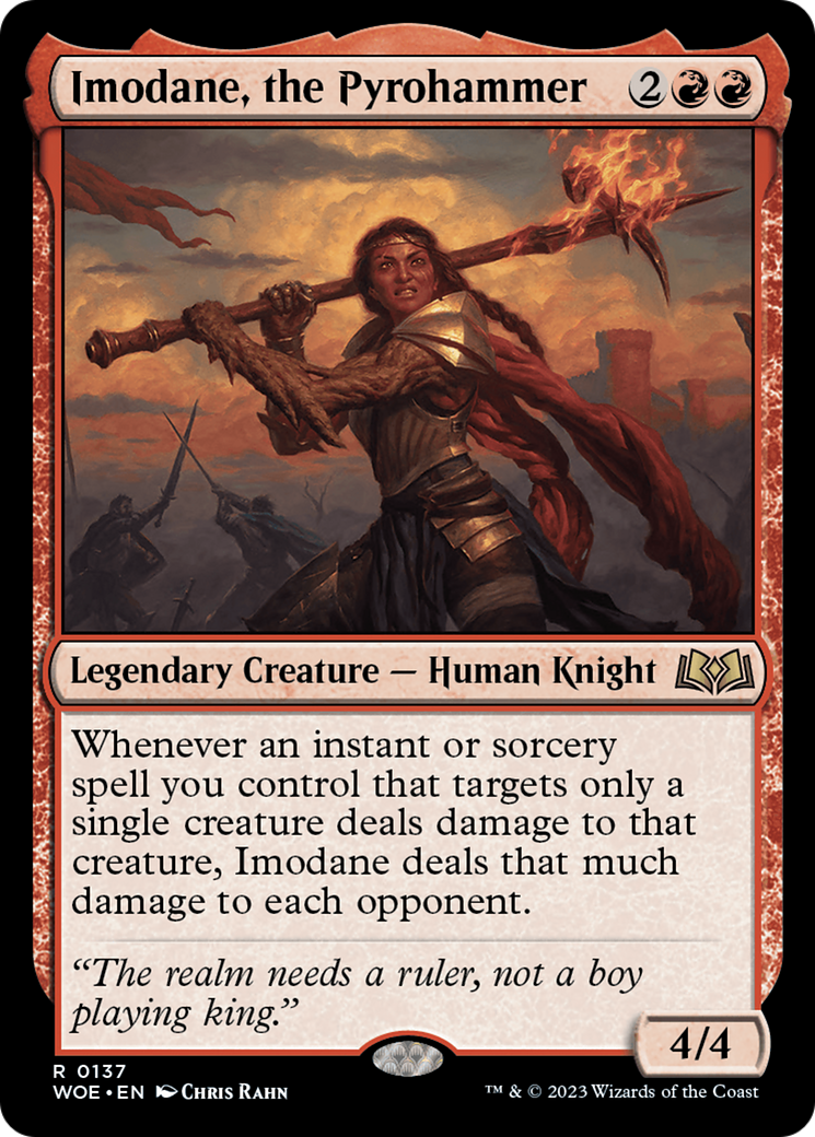 Imodane, the Pyrohammer (WOE-137) - Wilds of Eldraine [Rare]