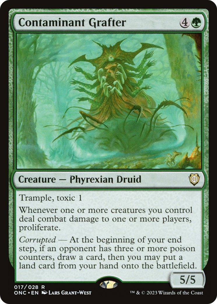 Contaminant Grafter (ONC-017) - Phyrexia: All Will Be One Commander [Rare]