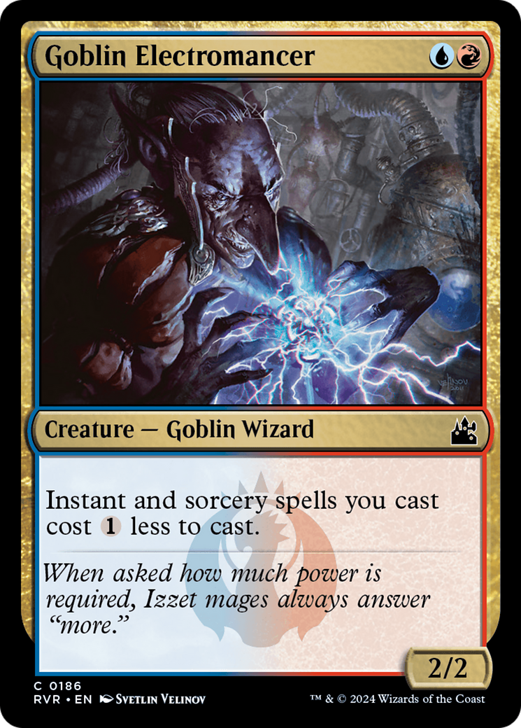 Goblin Electromancer (RVR-186) - Ravnica Remastered [Common]
