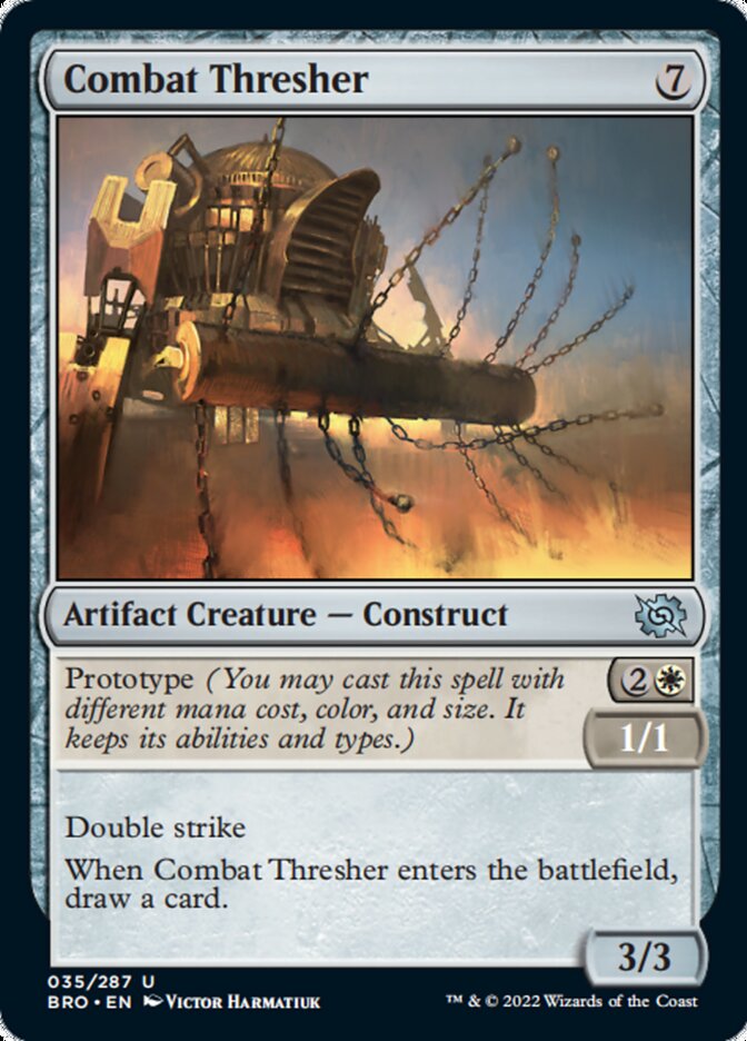 Combat Thresher (BRO-035) - The Brothers' War [Uncommon]