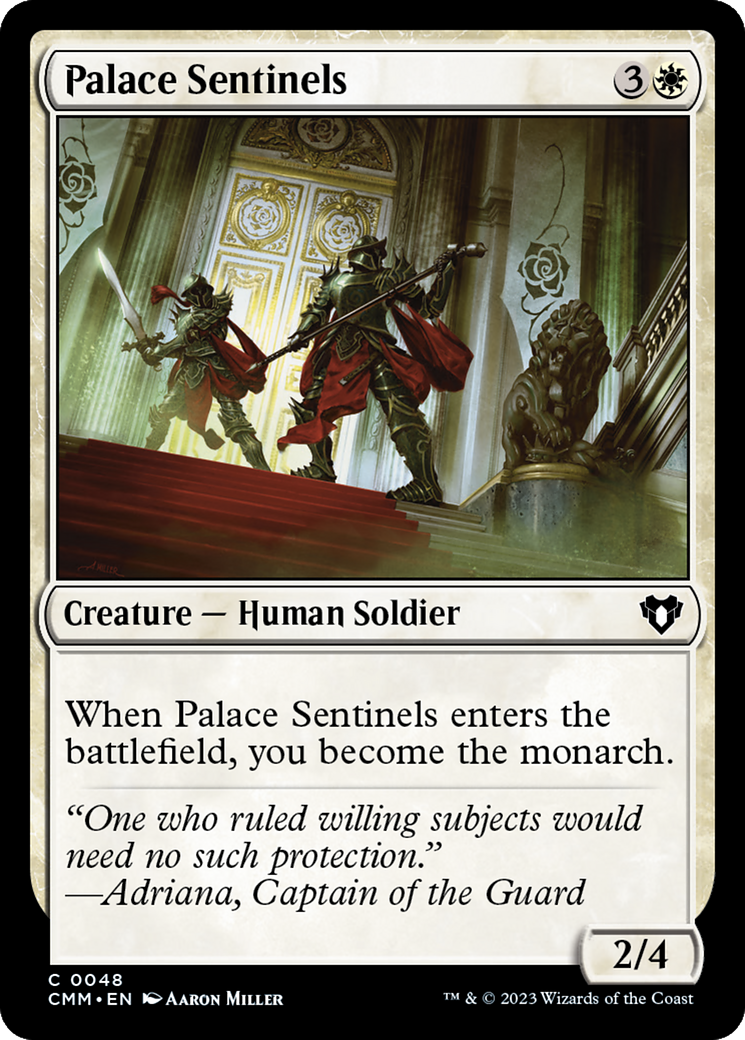 Palace Sentinels (CMM-048) - Commander Masters [Common]