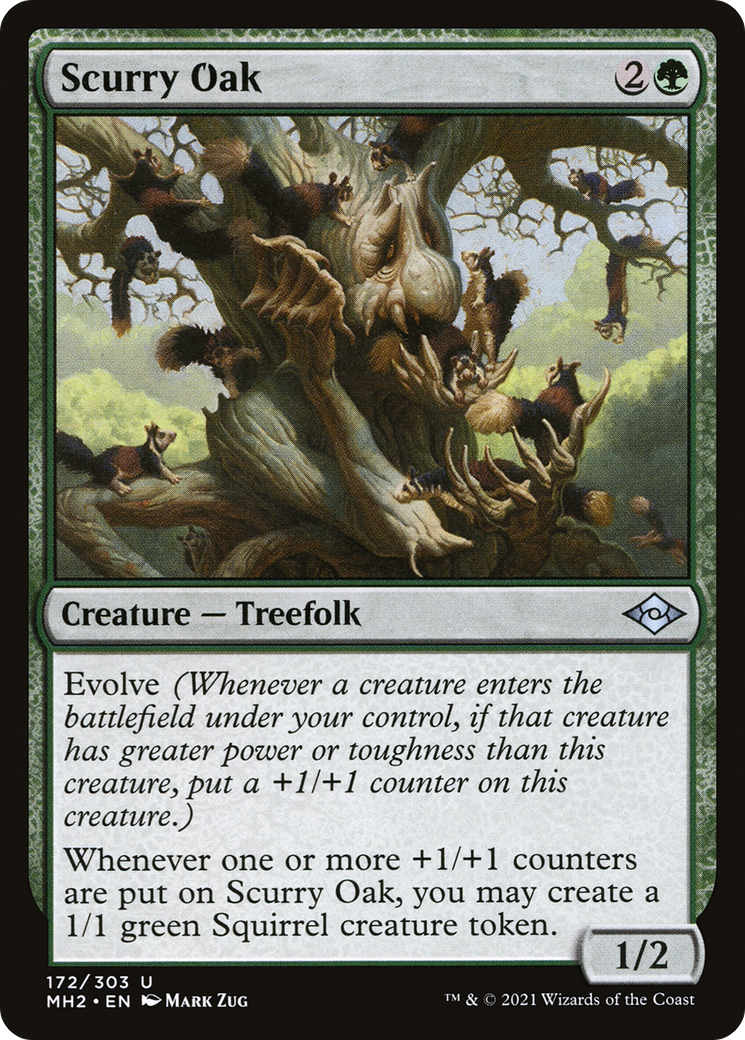 Scurry Oak (MH2-172) - Modern Horizons 2 [Uncommon]
