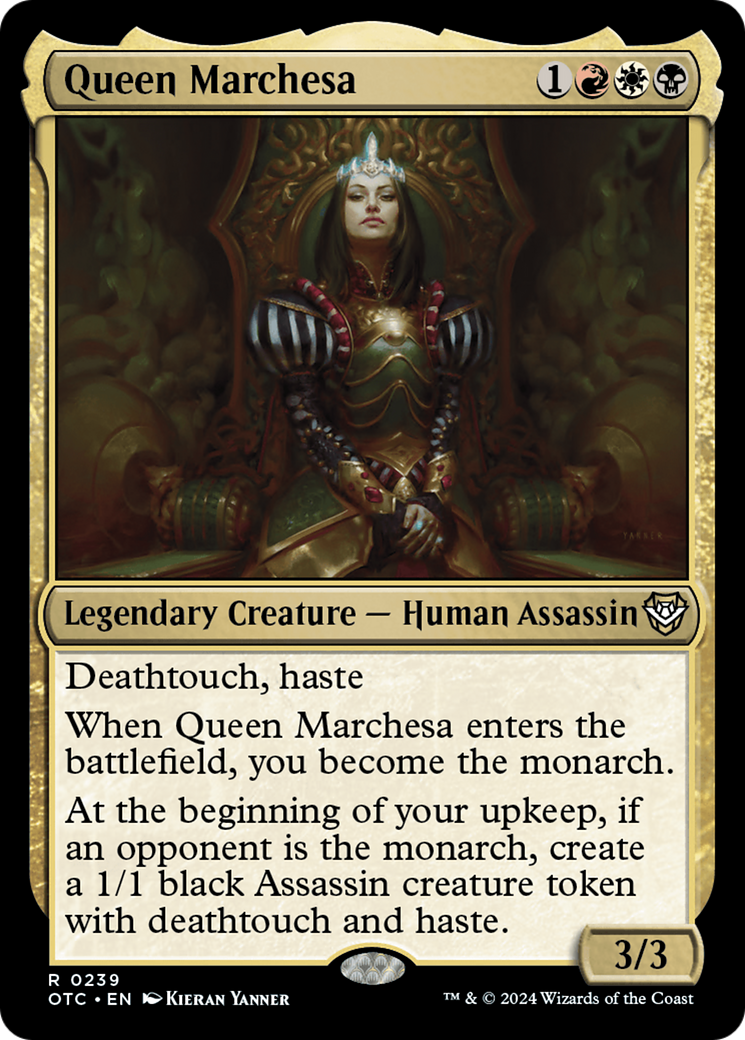 Queen Marchesa (OTC-239) - Outlaws of Thunder Junction Commander [Rare]