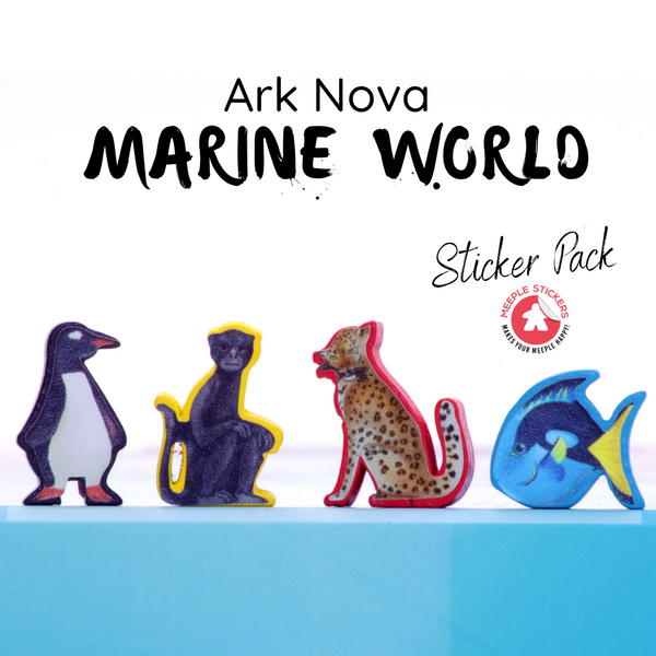 MeepleStickers: Ark Nova Marine World Meeples