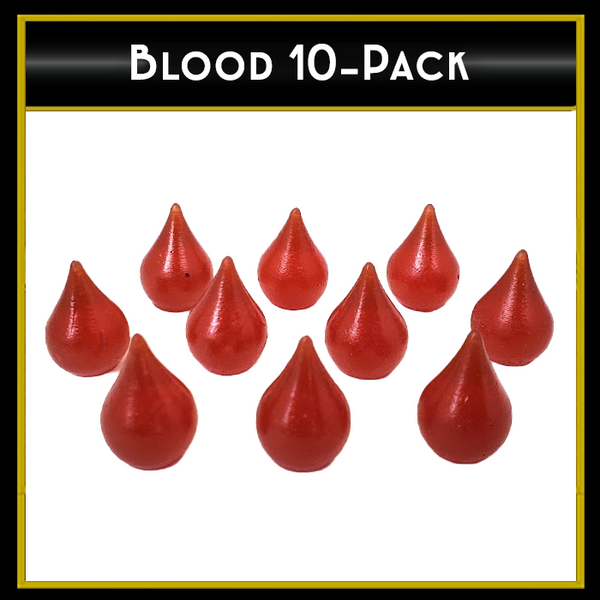 Top Shelf Gamer - Blood Drop Token (set of 10)
