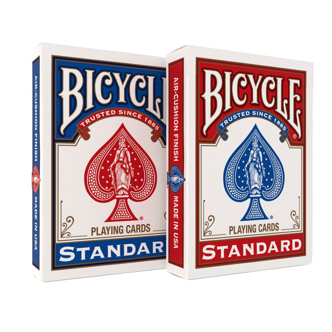 Bicycle Playing Cards - Poker Size (Red or Blue Single-Pack)