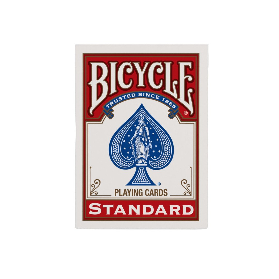 Bicycle Playing Cards - Poker Size (Red or Blue Single-Pack)