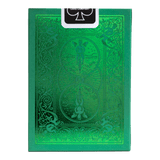Bicycle Playing Cards - Metalluxe Holiday Green